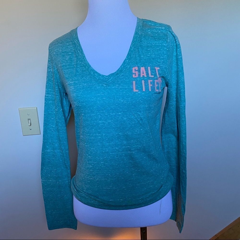 Salt life long sleeve sun shirt size small